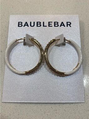 BaubleBar Oriana Hoop Earrings